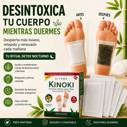 Parches DETOX KINOKI | Despierta más liviano y renovado cada mañana