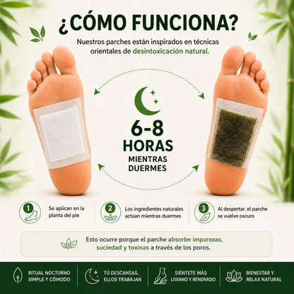 Parches DETOX KINOKI | Despierta más liviano y renovado cada mañana
