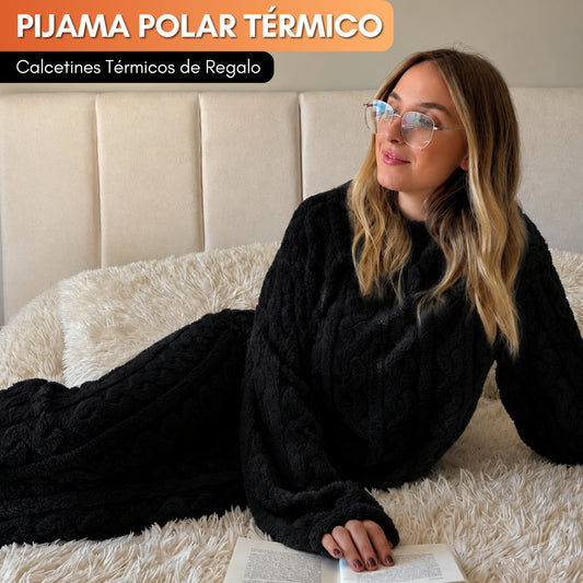 Pijama Polar Térmico | 3 Pares de Calcetines Térmicos de Regalo