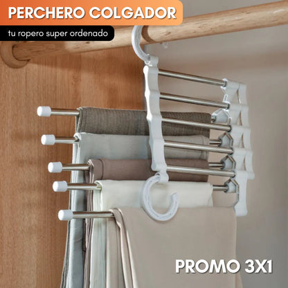 LLEVA 3 PAGAS 1 | Perchero Colgador | Tu Closet Deja de ser un Caos
